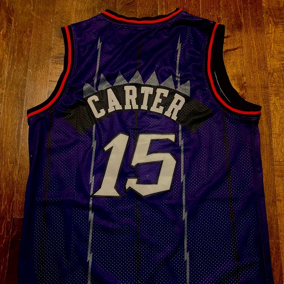 Vintage 90s Purple Away NIKE Toronto Raptors Vince Carter Jersey - Picture 2 of 4